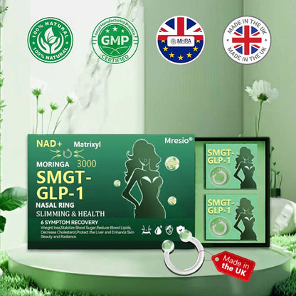 🌱[Official Store] Mresio® SMFT-GLP-1 Slimming & Health Nasal Ring ｜⚡ Fast Fat Burn & Metabolic Balance 👍