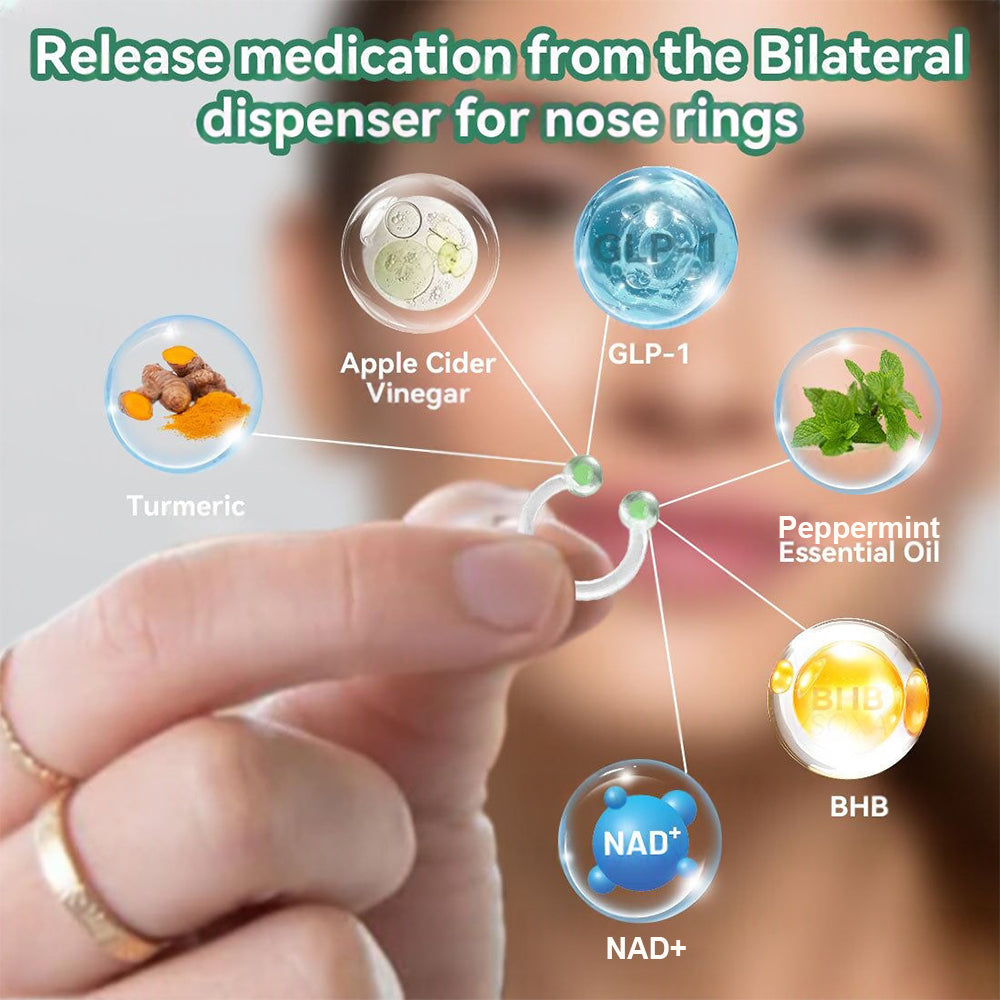🌱[Official Store] Mresio® SMFT-GLP-1 Slimming & Health Nasal Ring ｜⚡ Fast Fat Burn & Metabolic Balance 👍