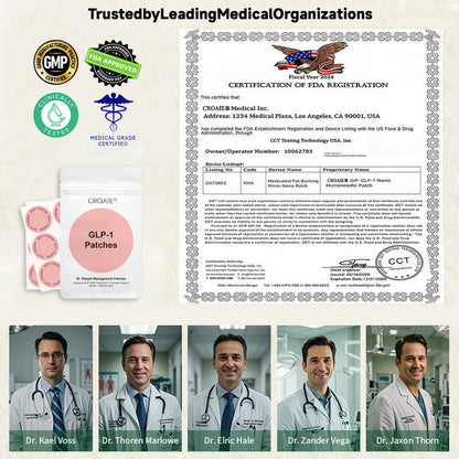 Croaie® SMGT-GLP-1 Nano Microneedle Patch – Painless, Long-Lasting Relief for Diabetes, Obesity & Heart Health ✨ Visible Results in 7 Days