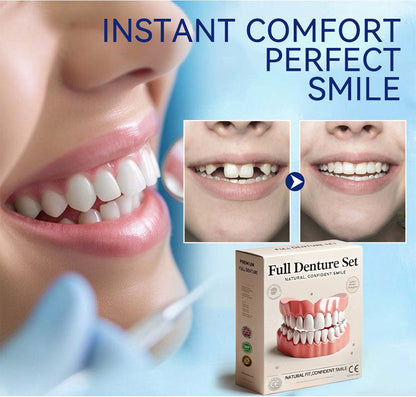 Hermsa®-🦷Advanced Customized Full Denture Set🦷 (⏰Limited time discount last 30 minutes⏰)