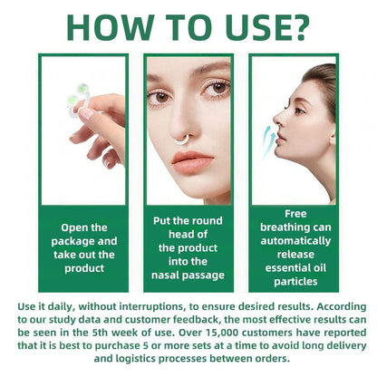 🌱[Official Store] Mresio® SMFT-GLP-1 Slimming & Health Nasal Ring ｜⚡ Fast Fat Burn & Metabolic Balance 👍