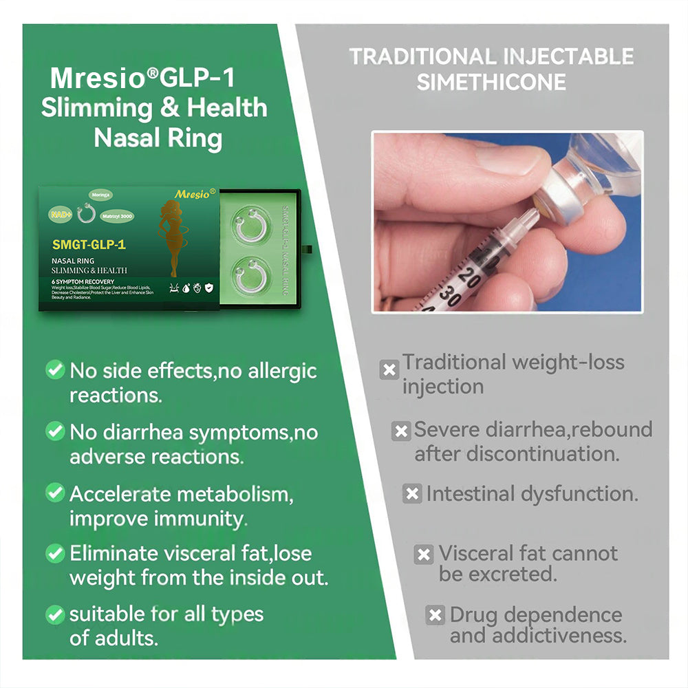 🌿[Official Store] Mresio® SMFT-GLP-1 Slimming & Health Nasal Ring ｜⚡ Fast Fat Burn & Metabolic Balance 👍