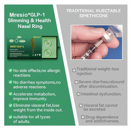 🌿[Official Store] Mresio® SMFT-GLP-1 Slimming & Health Nasal Ring ｜⚡ Fast Fat Burn & Metabolic Balance 👍