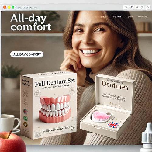 Hermsa®-🦷Advanced Customized Full Denture Set🦷 (⏰Limited time discount last 30 minutes⏰)