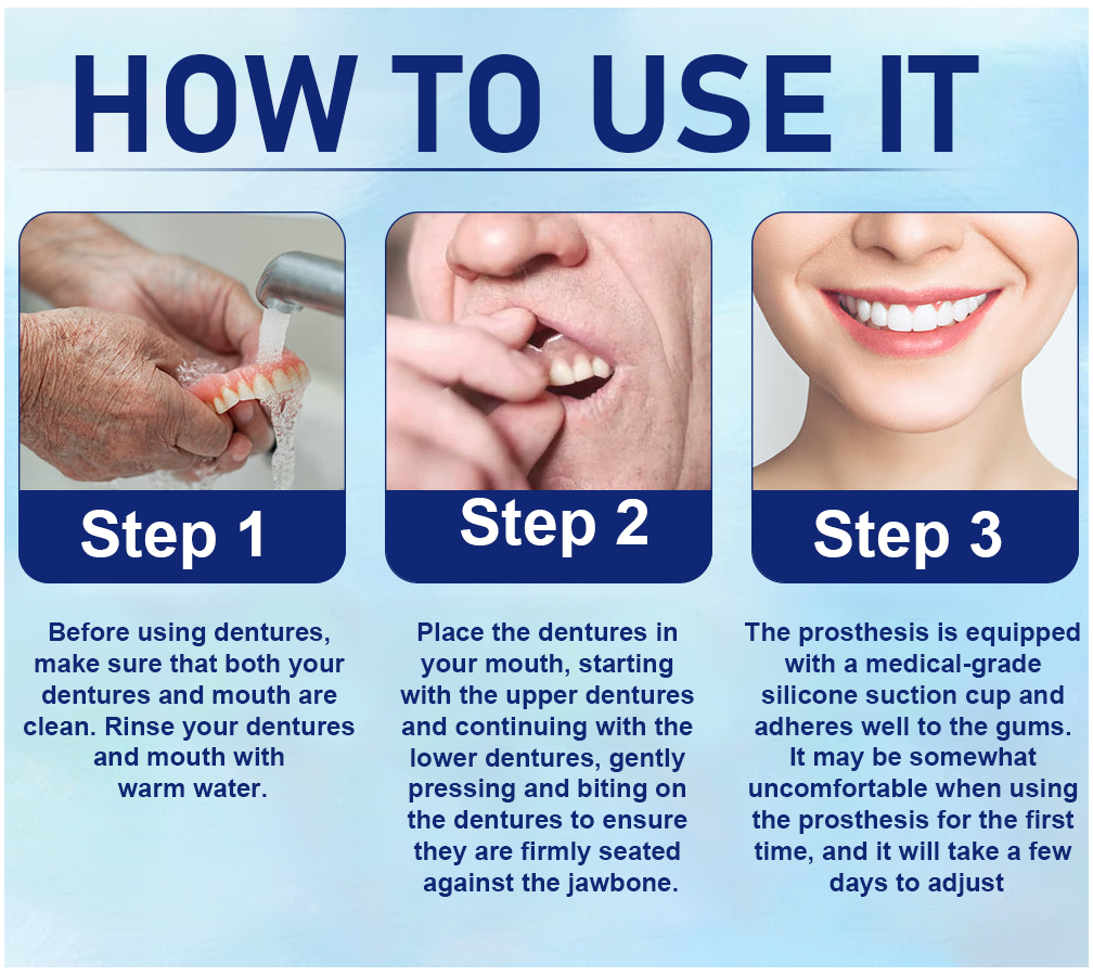 Manufactured & supplied from UK | Hermsa® Silicone Denture – Comfortable, Natural & Easy to Adjust