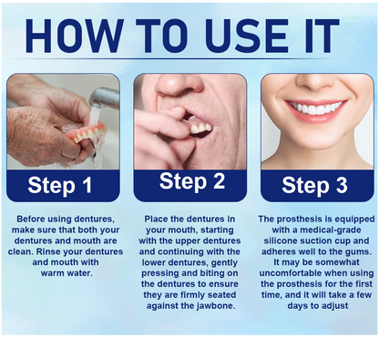 Manufactured & supplied from UK | Hermsa® Silicone Denture – Comfortable, Natural & Easy to Adjust
